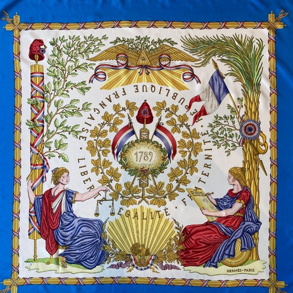 1789 French Revolution Hermès silk scarf - Picture 4 of 14